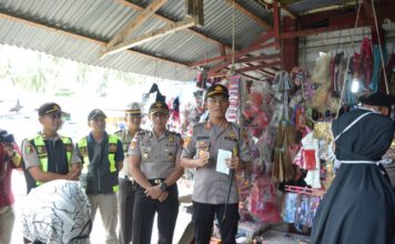 Cegah Penyebaran Covid – 19, Polres Natuna Gelar Sosial Distacing