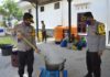 Polres Natuna Dirikan Dapur Umum dan Bagikan 530 Paket Sembako