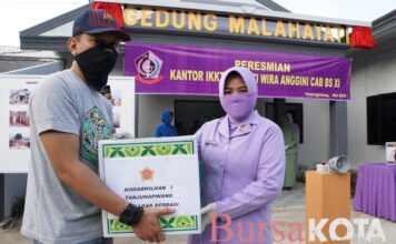 Melalui Vicon, Ketua Korcab IV DJA I Hadiri Peresmian Kantor IKKT Kogabwilhan I