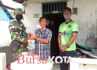 Jalin Komsos, Babinsa Serka Edi Sucipto Beri Bantuan ke Warga Binaan