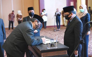 Sekda Lantik 18 Pejabat Fungsional dan 2 Pejabat Fungsional Ahli Utama