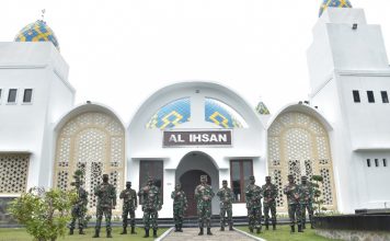 Kasal Resmikan Masjid Al -Ihsan Komplek Satuan Koarmada I Tanjung Uban
