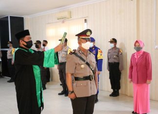 AKP Sugianto Dilantik Menjadi Kasat Binmas Polres Lingga