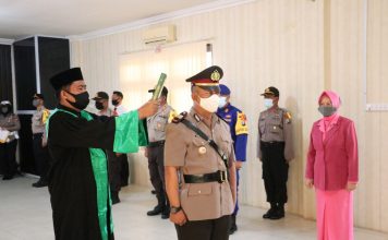 AKP Sugianto Dilantik Menjadi Kasat Binmas Polres Lingga
