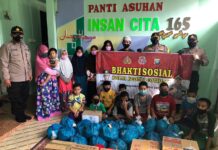 Bhakti Sosial Polri Peduli Covid-19, Polres Tanjungpinang Kerahkan Seluruh Jajaran Salurkan Ribuan Paket Sembako