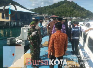 Koramil 02/Tarempa Laksanakan PAM, Sambut Kunjungan Kerja Menkopolhukam dan Mendagri