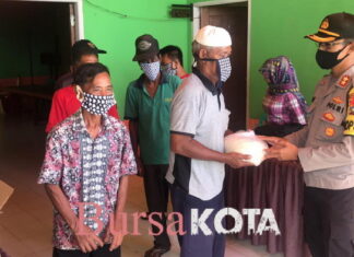 Polres Natuna Kembali Sosialisasi New Normal dan Penyaluran Beras Sembako ke Masyarakat Terdampak Covid-19
