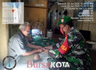 Babinsa Koramil 02/Tarempa Sertu Brandes Tergerak Hatinya Memberi Bantuan Kepada Warga Binaan Dimasa Pandemi Covie -19