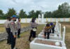 Peringati Hari Bhayangkara ke-74, Polres Natuna Ziarah ke Makam Pahlawan