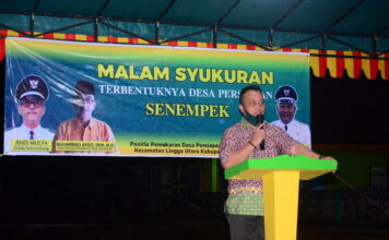 Wabup Lingga Sampaikan Pesan 3P Dalam Persiapan Pemekaran Desa Senempek