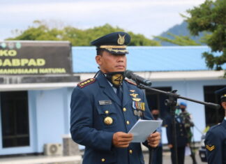 Lanud Raden Sadjad Gelar Upacara Peringatan Hari Bakti TNI AU ke-73