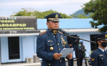 Lanud Raden Sadjad Gelar Upacara Peringatan Hari Bakti TNI AU ke-73