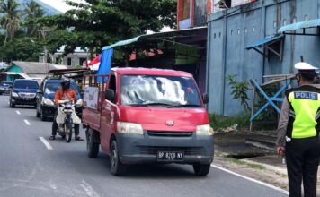 Naskah Proklamasi Dibacakan, Polres Natuna Himbau Masyarakat Hentikan Aktifitas Sejenak