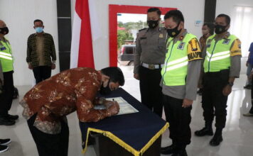 Polres Lingga Gelar Penandatanganan Fakta Integritas Penerimaan Polri