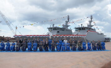 Danlantamal IV Hadiri Acara Shipnaming dan Launcing 2 Unit Kapal Patroli Cepat