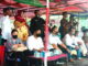 Meski Diguyur Hujan, Syukuran Desa Mensanak Berjalan Lancar