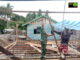 Babinsa Koramil 06/Senayang Bantu Rehap Rumah Warga