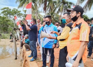 Wabup Lingga M Nizar Buka Lomba Sampan Layar di Desa Kuala Raya