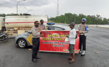 Polsek Daek Lingga Kembali Buka Dapur Umum