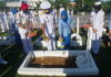 Jelang HUT TNI AL Ke-75, Danlantamal IV Pimpin Ziarah Taman Makam Pahlawan