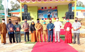Wabup Lingga Hadiri Acara Syukuran dan Peresmian Perumahan Desa Keton