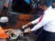 Polsek Daek Lingga Melakukan Rekontruksi Kasus Pembakaran Mobil