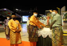 Danlantamal IV Beserta Ketua Korcab IV DJA I Hadiri Pembukaan MTQ VIII Provinsi Kepri