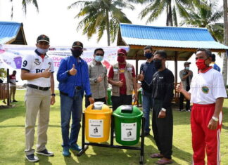Bupati Natuna Hadiri Peringatan Hari Bersih Dunia di Geosite Batu Kasah