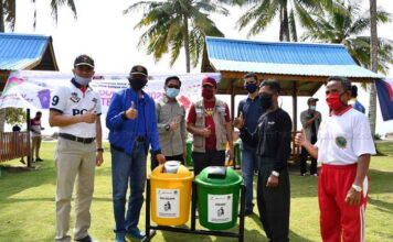 Bupati Natuna Hadiri Peringatan Hari Bersih Dunia di Geosite Batu Kasah