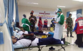 Sambut HUT ke-75, Kodam I/BB Gelar Donor Darah di Rumah Sakit Integritas Lanud RSA