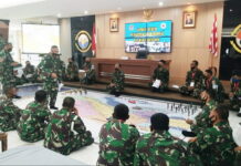 Wadanlantamal IV Tutup Latihan Hukum Humaniter Internasional dan HAM