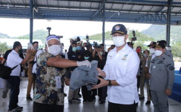 Mensos Hadiri Baksos Operasi Cegah Tangkal 2020 Bakamla di Natuna