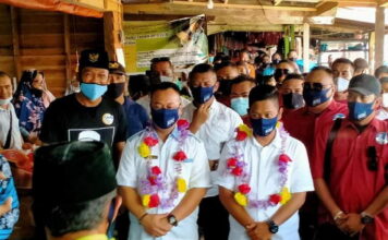 Resmikan Posko Pemenangan di Kelurahan Pancur, Nizar Pamit Sebagai Wakil Bupati Lingga