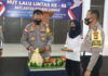 Puncak Peringatan HUT Polisi Lalu Lintas ke-65, Satlantas Polres Lingga Gelar Syukuran