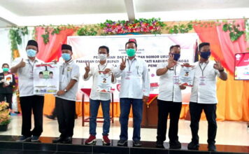 Ini Dia Nomor Urut Calon Bupati dan Wakil Bupati Lingga