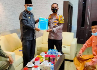 Pjs Bupati Lingga Lakukan Kunjungan Silaturahmi ke Forkopimda