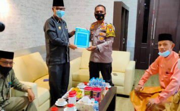Pjs Bupati Lingga Lakukan Kunjungan Silaturahmi ke Forkopimda