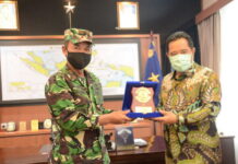 Danlantamal IV Terima Kunker Pjs Gubernur Kepri