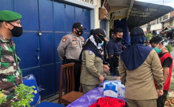 Operasi Yustisi, Polsek Dabo Singkep Bersama TNI dan Satpol PP Terapkan Peraturan Bupati