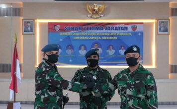 Jabatan Danlanud RSA Natuna di Serah Terimakan dari Kolonel Fairlyanto kepada Kolonel Dedy Ilham