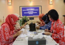 Ketua dan Pengurus Korcab IV DJA I Ikuti Pelatihan Membatik