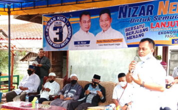 Kampanye Perdana di Kecamatan Singkep, Nizar : Kami Sudah Punya Program 100 Hari Kerja