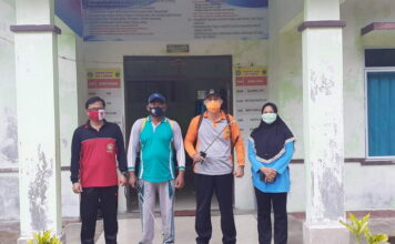 Camat Temiang Pesisir Apresiasi Kinerja Puskesmas dan PMI yang Telah Melakukan Penyemprotan Disenfektan
