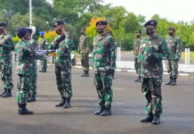 Danlantamal IV Pimpin Sertijab Lima Jabatan Penting