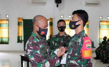 Kodim 0318/Natuna Gelar Peningkatan Kemampuan Apkowil Tri Wulan IV Tahun 2020
