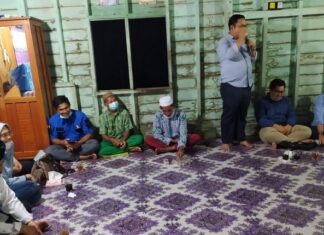 Paslon Sahabat MuDe Kampanye Terbatas di Desa Sabang Mawang Barat