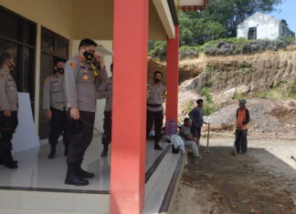 Kunjungan Kapolres Lingga Dalam Rangka Pengecekan Mako Sat Pol Airud Polres Lingga