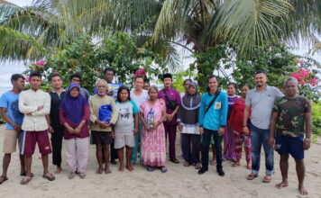 Dinas Sosial dan Tagana Lingga Kunjungi Masyarakat Pulau Kojong