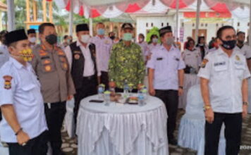 Wakil Bupati Tulang Bawang Hadiri Pengukuhan Pengurus Pokdar Kamtibmas Tulang Bawang