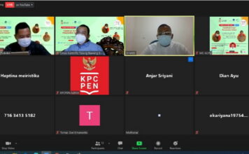 Diskominfo Tubaba Gelar Webinar Vaksin Aman Masyarakat Sehat Alam